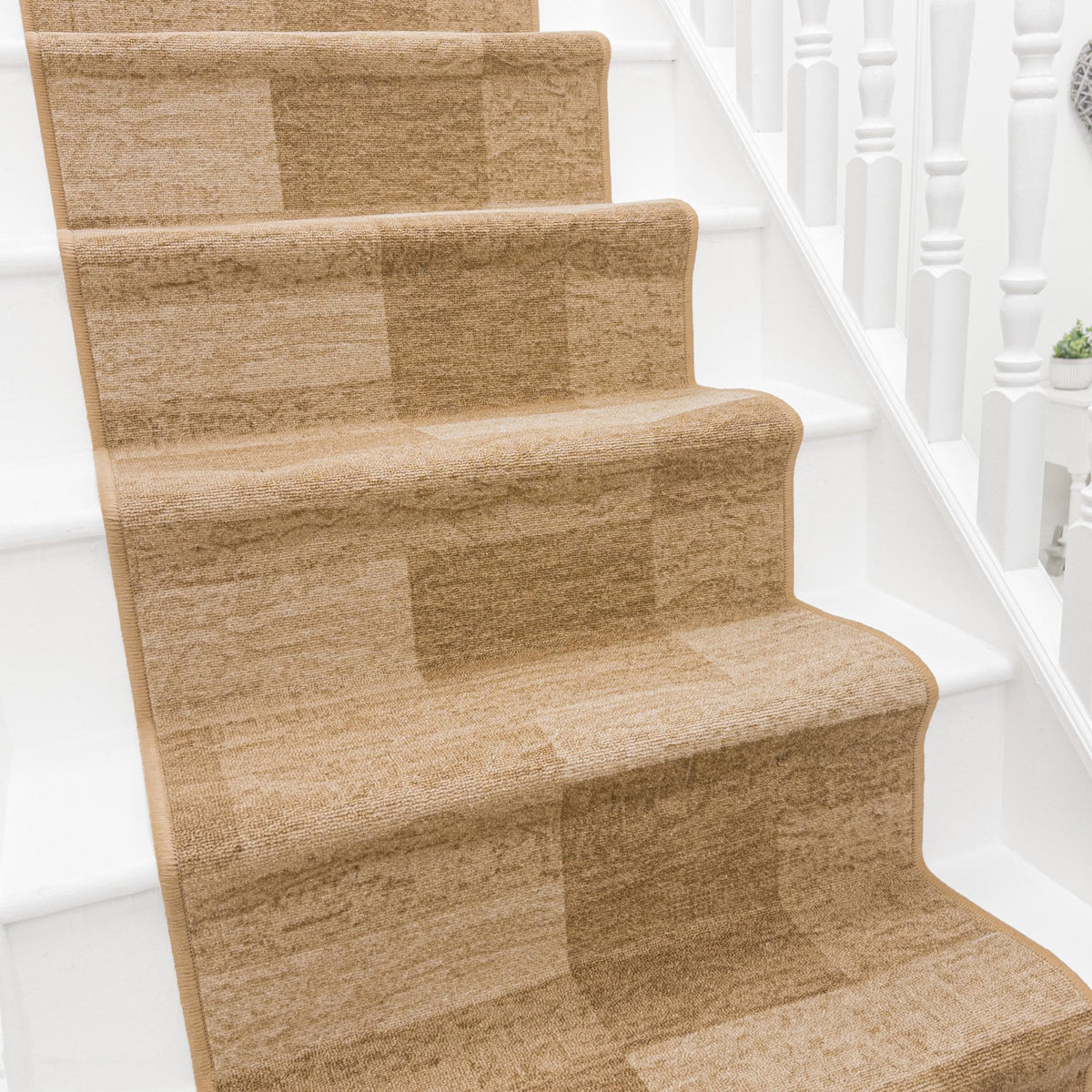Icona Light Brown Stair Runner