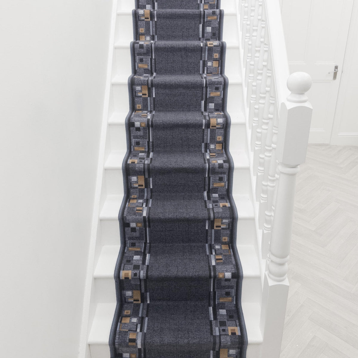 Bombay Graphite Stair Runner