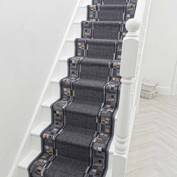 Bombay Graphite Stair Runner