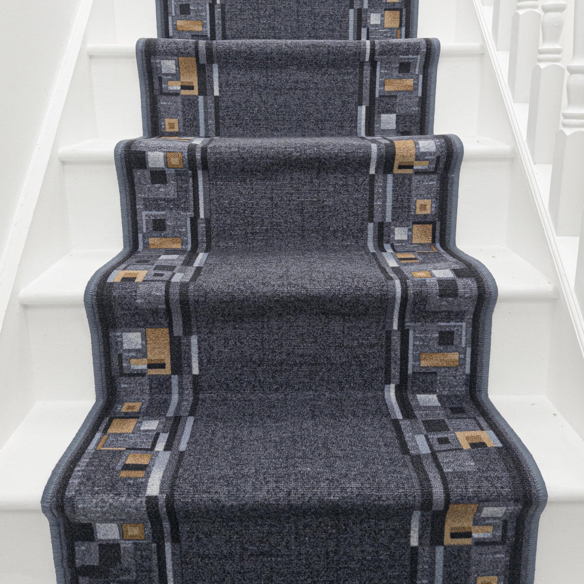 Bombay Graphite Stair Runner