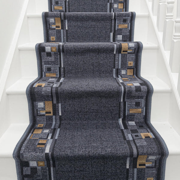 Bombay Graphite Stair Runner