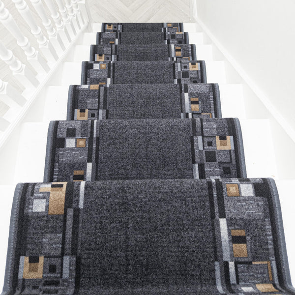 Bombay Graphite Stair Runner