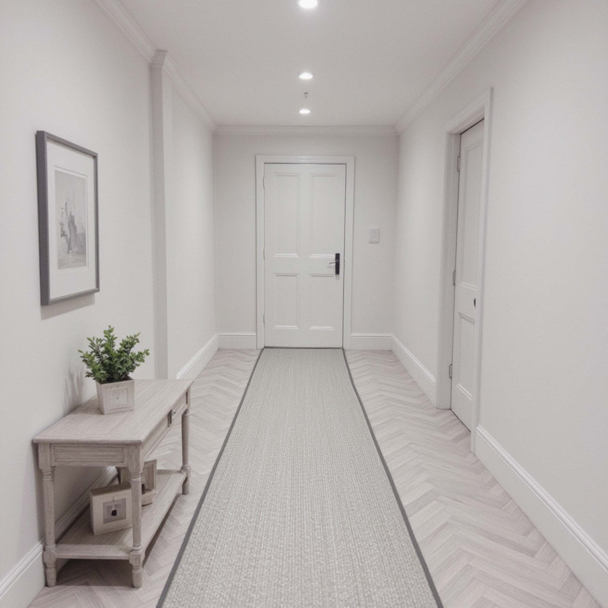 Soliman Bay Silver Rug Runner