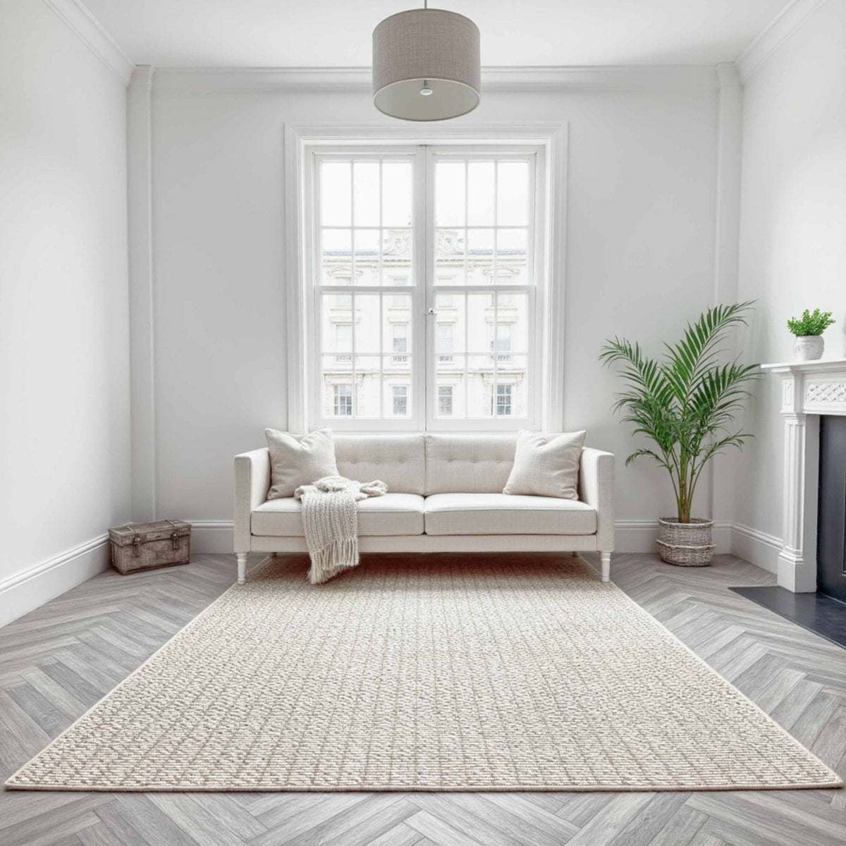 Madin Cream Custom Rug
