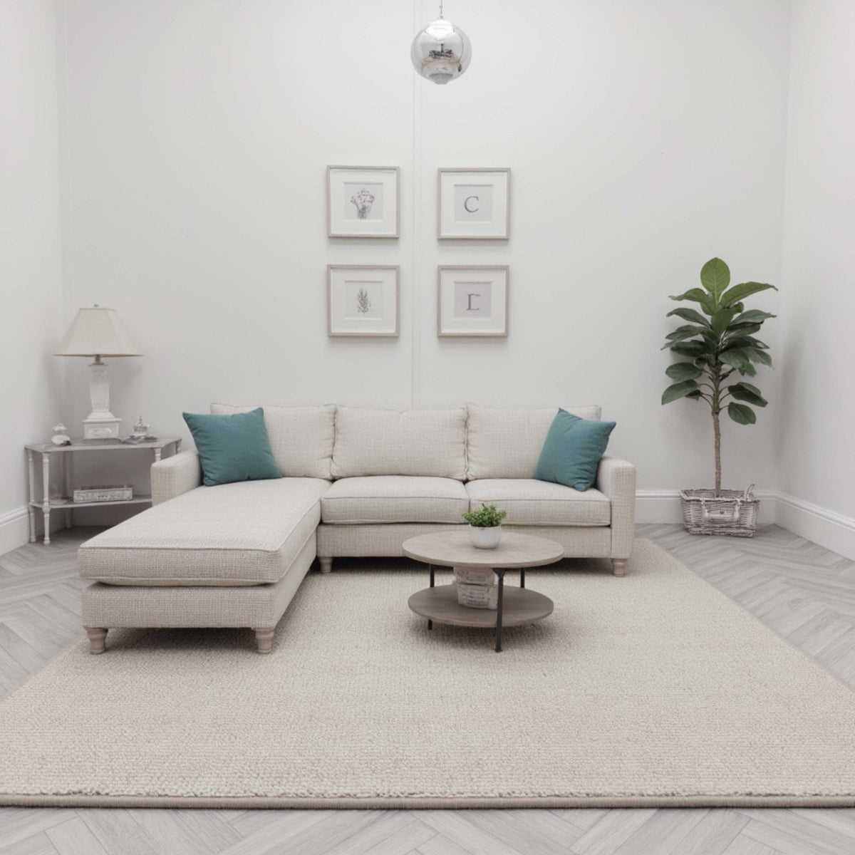 Esha Canvas Custom Rug
