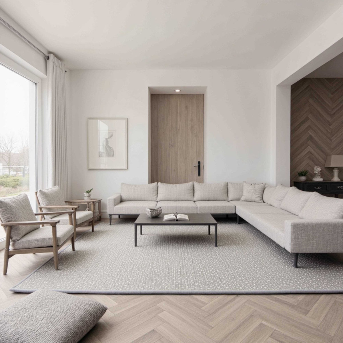Helena Chrome Custom Rug