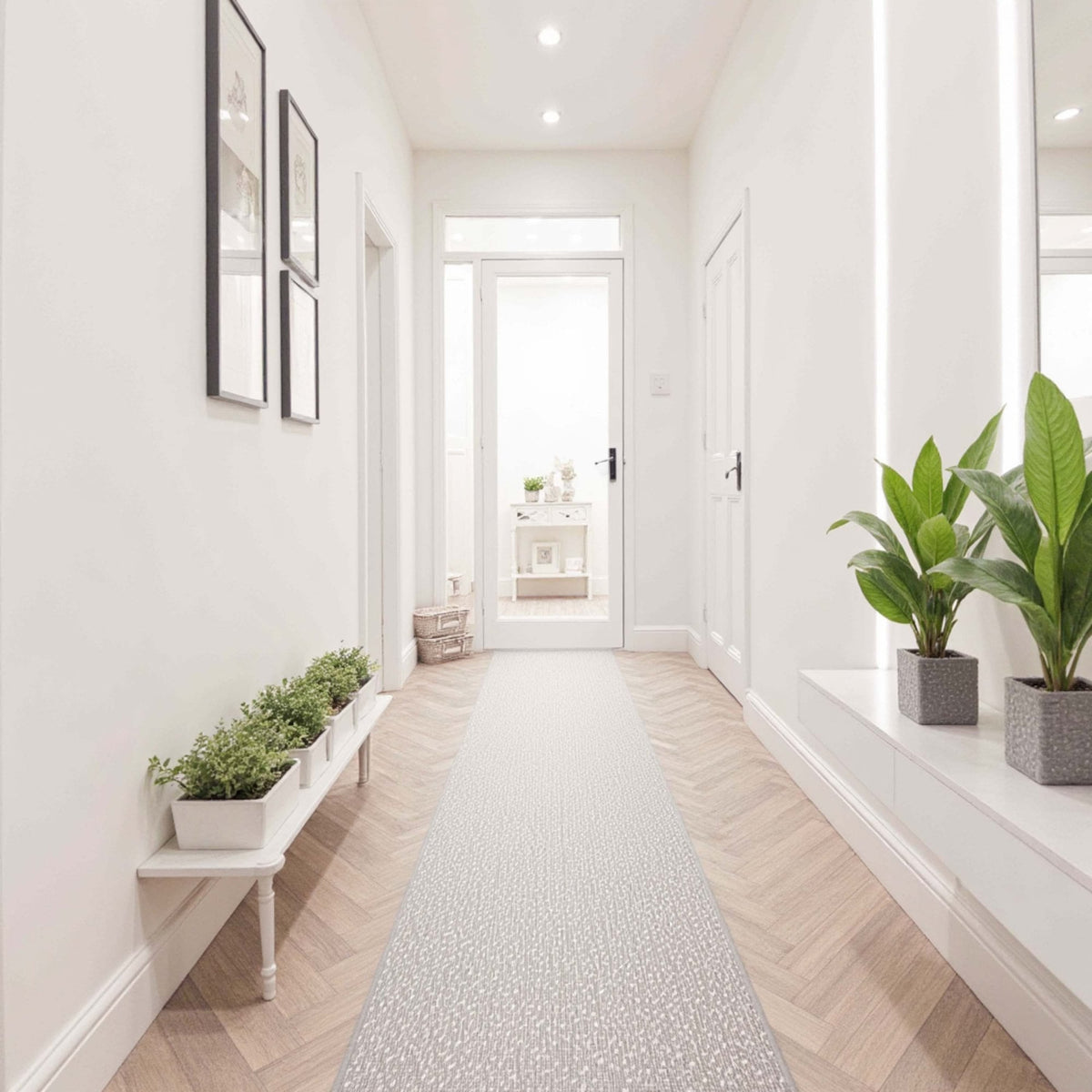 Helena Chrome Rug Runner