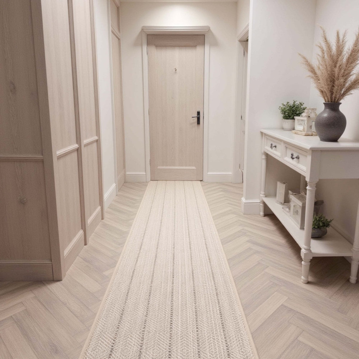 Kariba White Sand Rug Runner