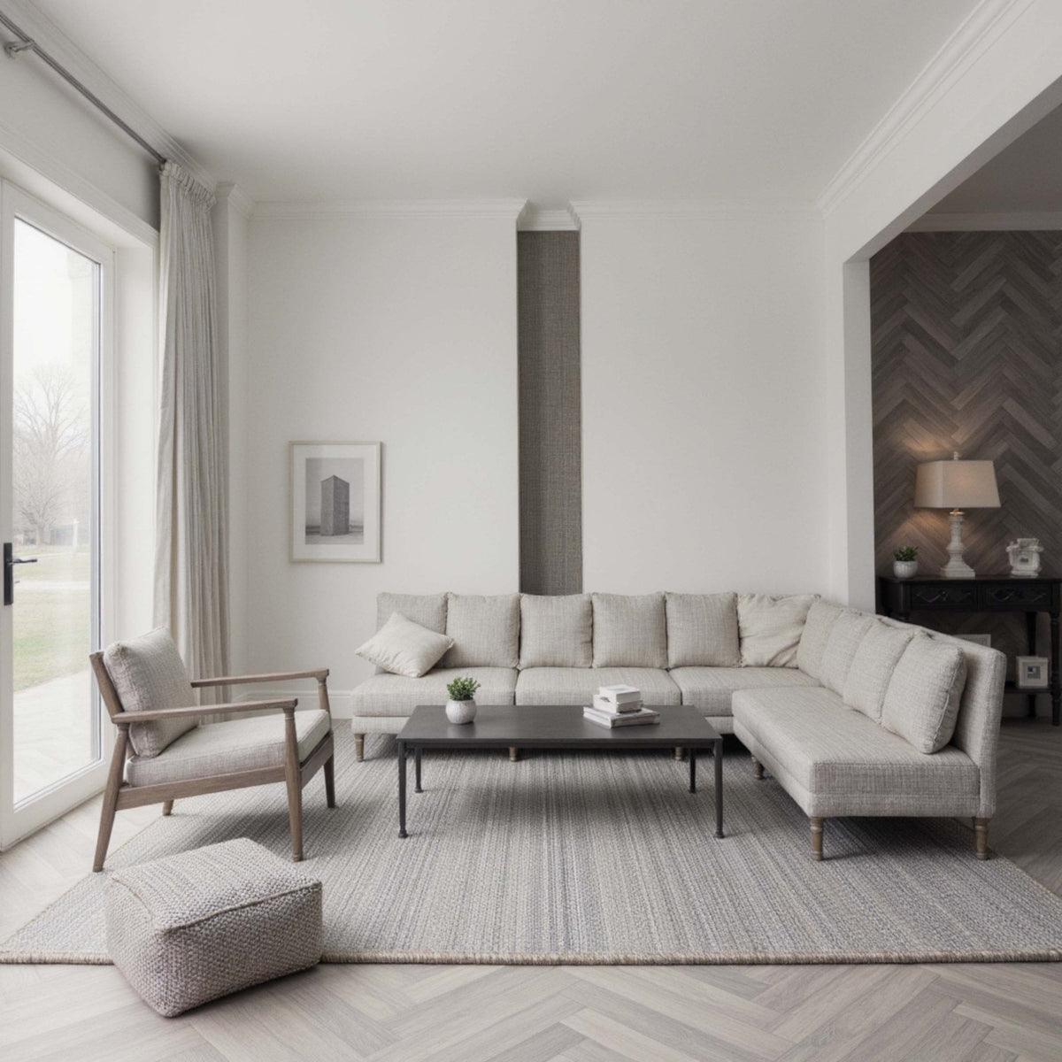 Cable Beach Metal Custom Rug
