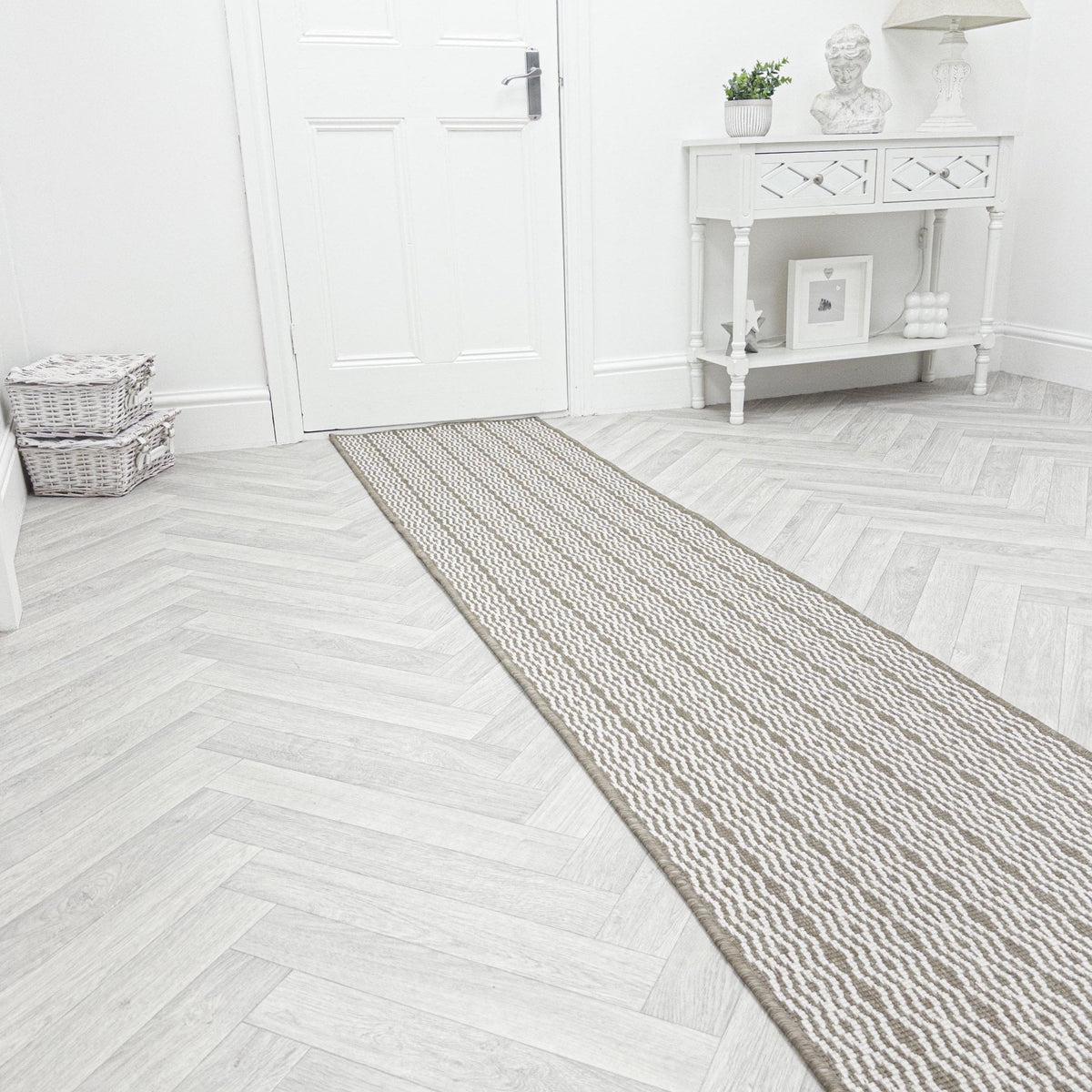 Cable Beige Hall Runner