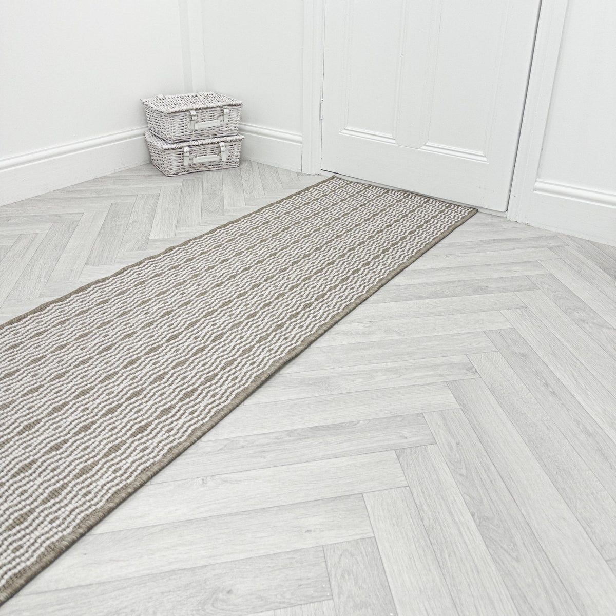 Cable Beige Hall Runner
