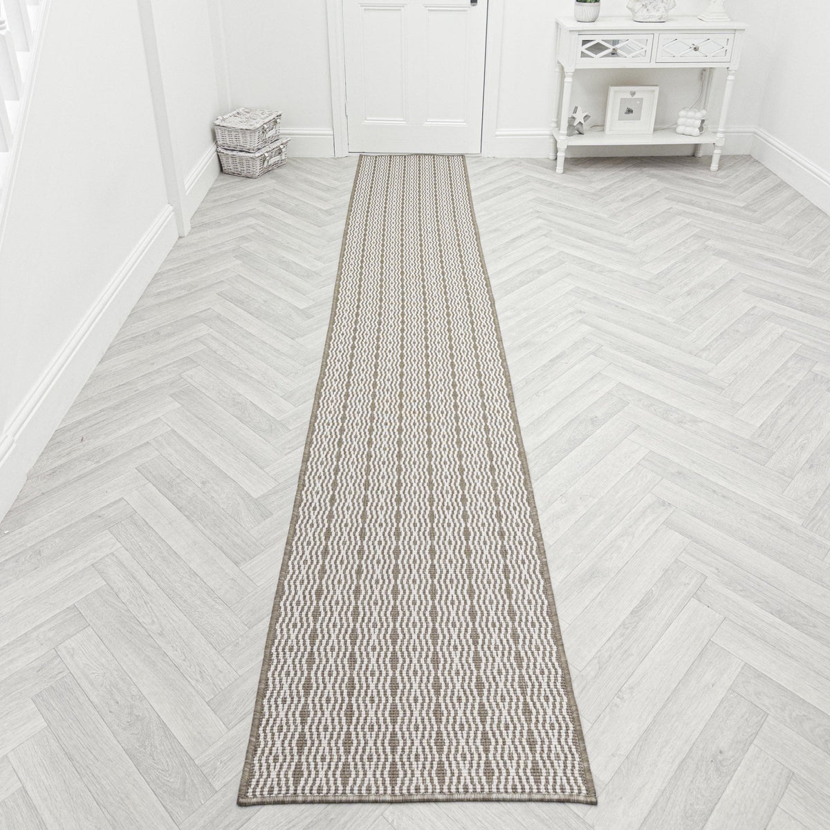 Cable Beige Hall Runner