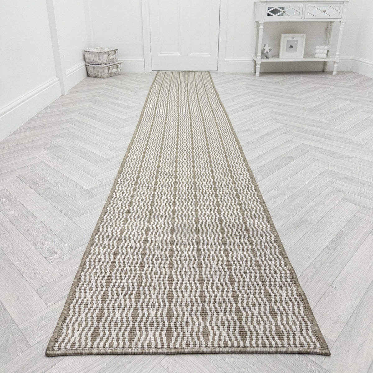 Cable Beige Hall Runner