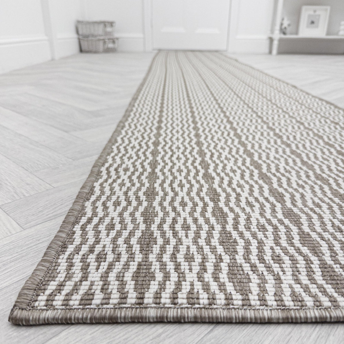 Cable Beige Hall Runner