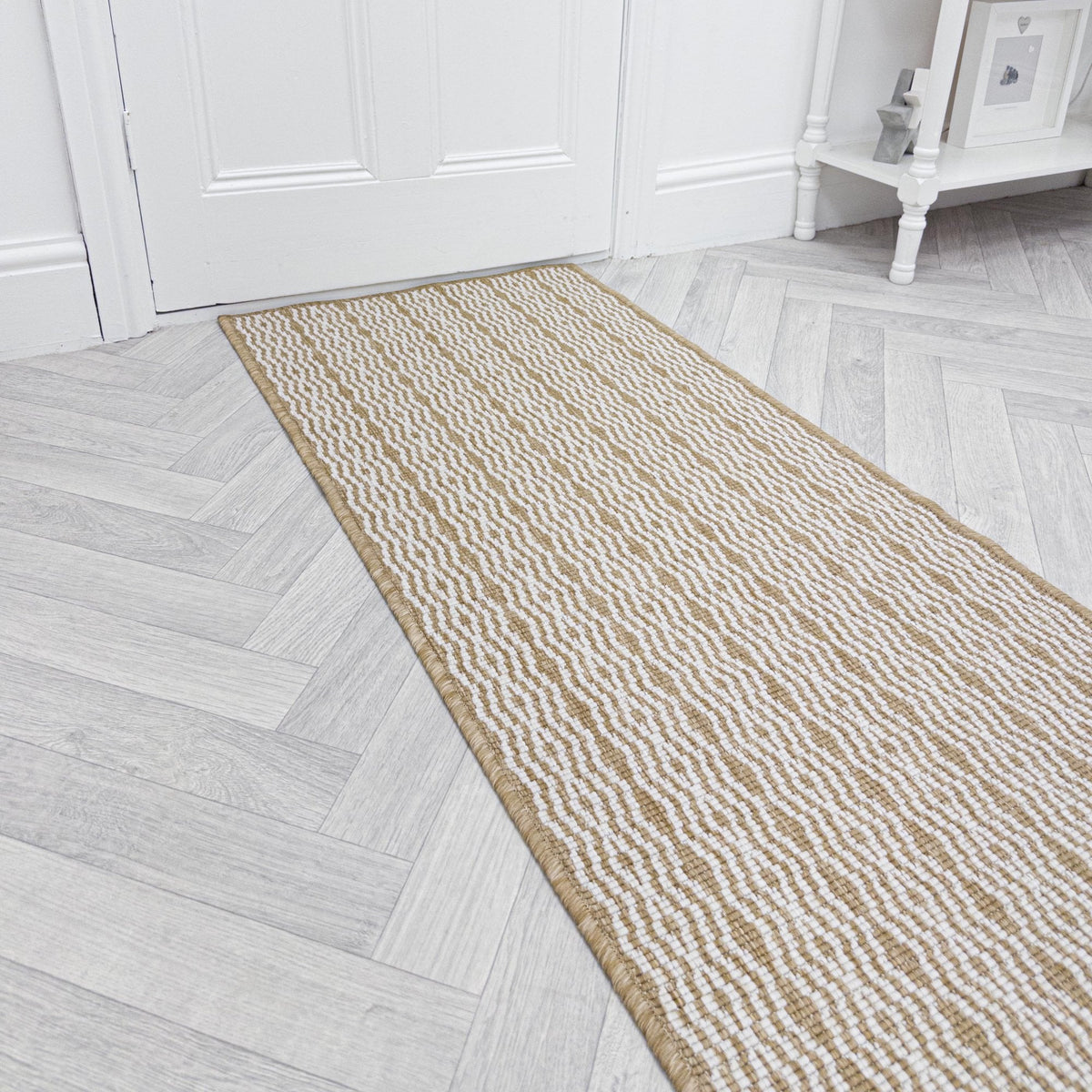 Cable Brown Rug Runner