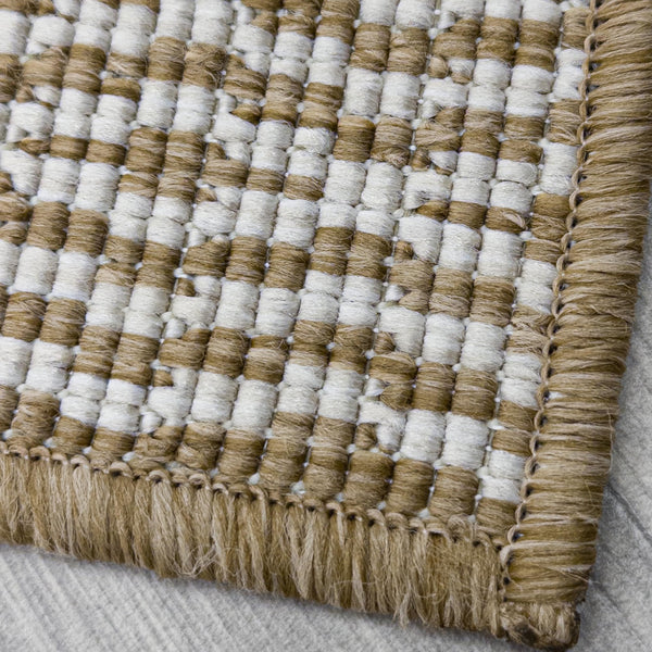 Cable Brown Rug Runner
