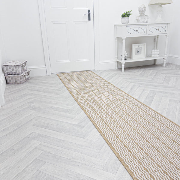 Cable Brown Rug Runner