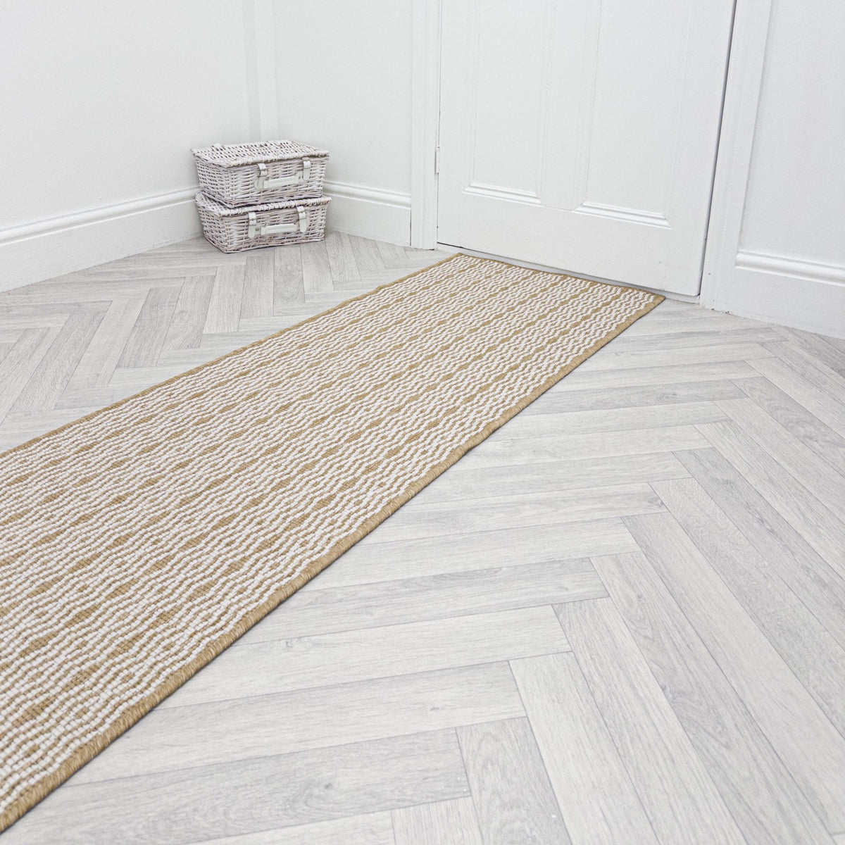 Cable Brown Rug Runner