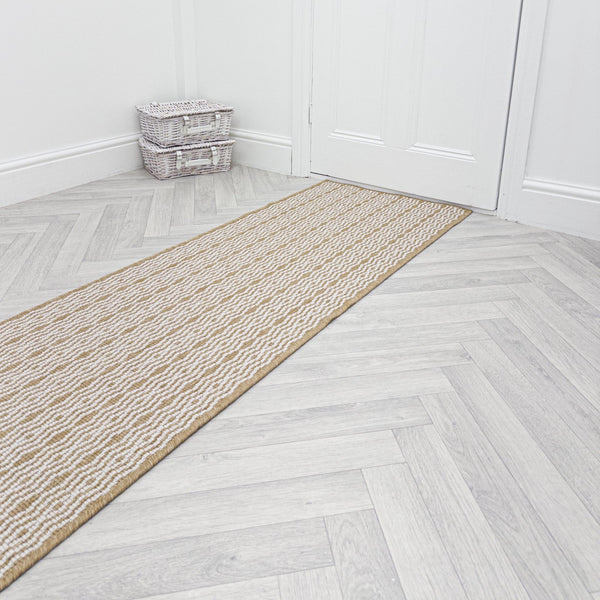 Cable Brown Rug Runner