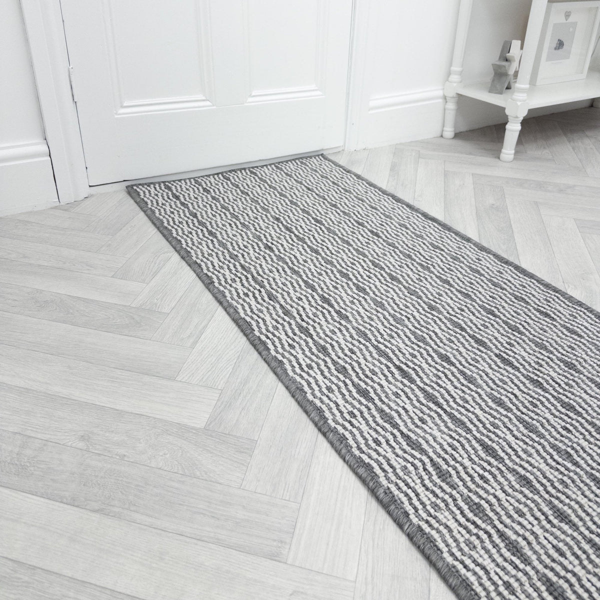 Cable Grey Hall Runner