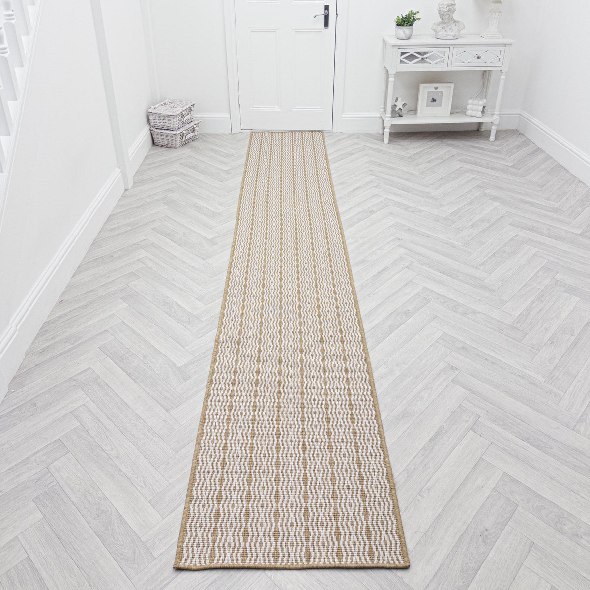 Cable Brown Rug Runner