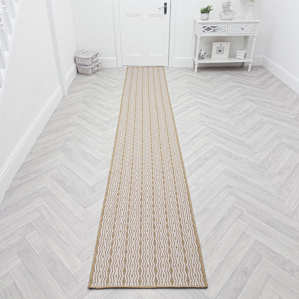 Cable Brown Rug Runner