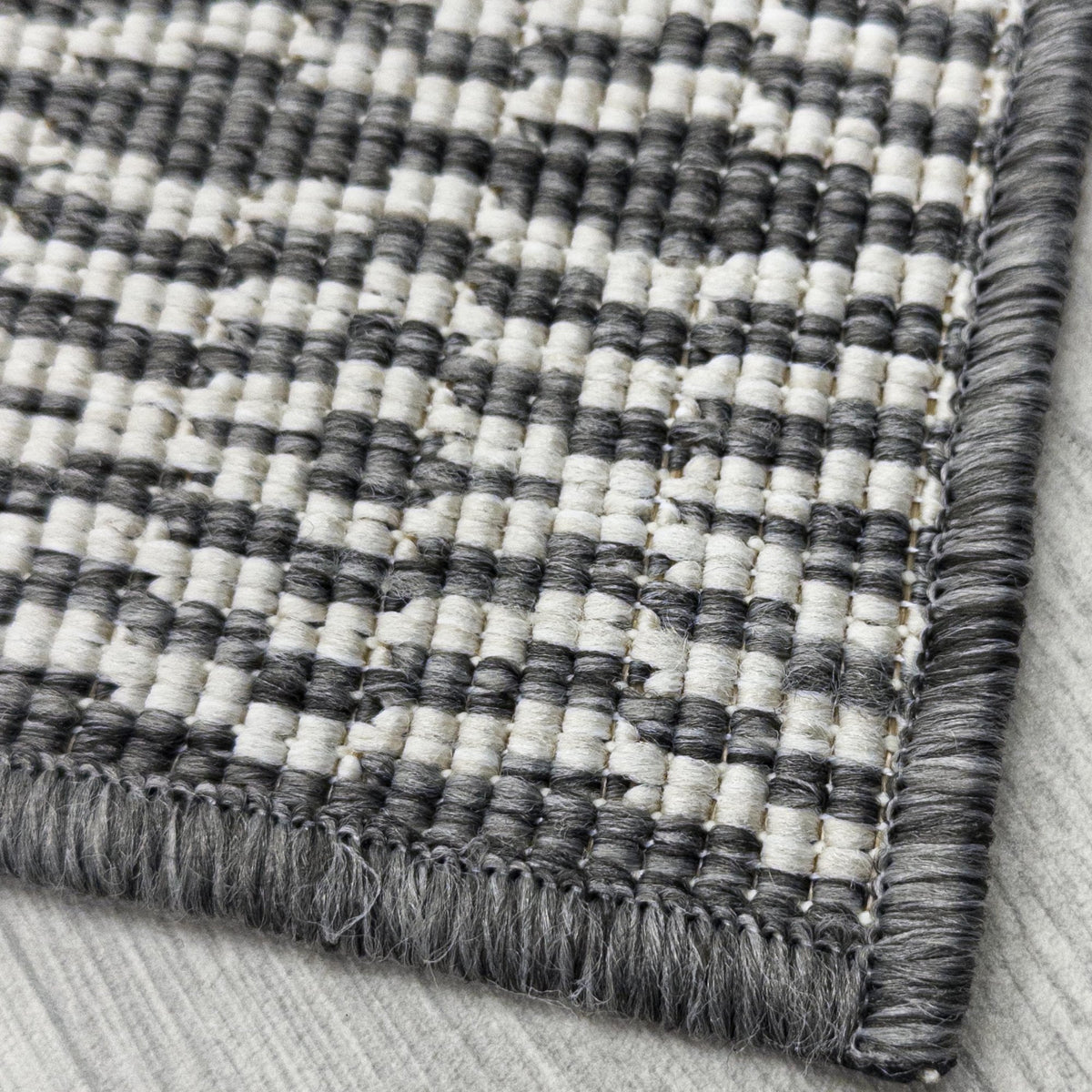 Cable Grey Hall Runner