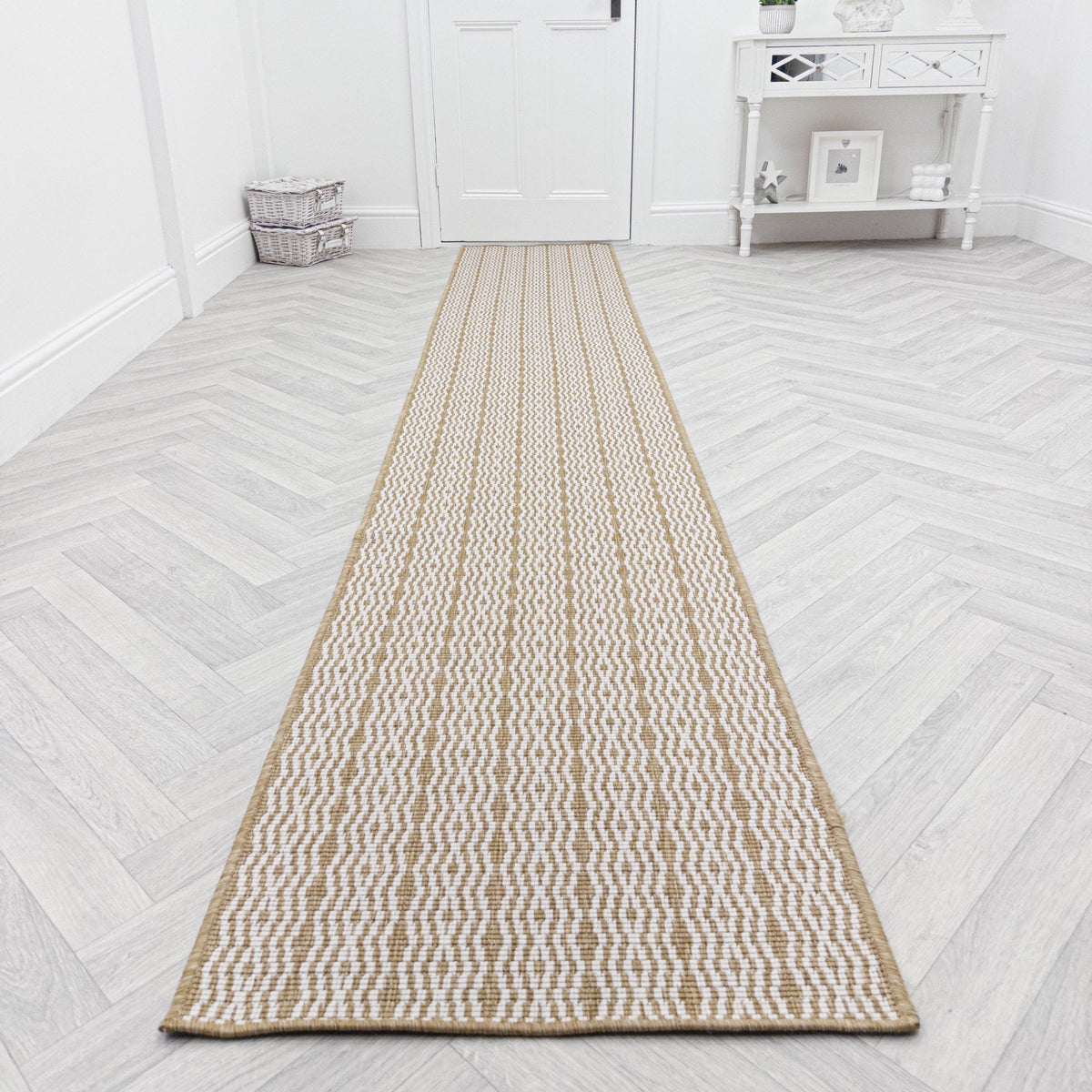 Cable Brown Rug Runner