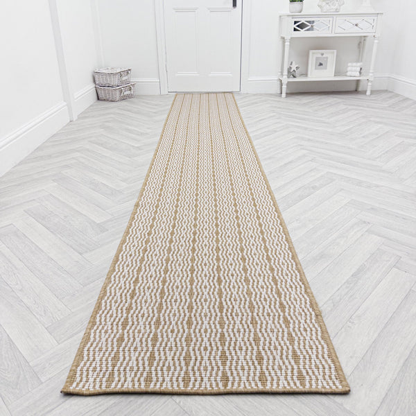 Cable Brown Rug Runner