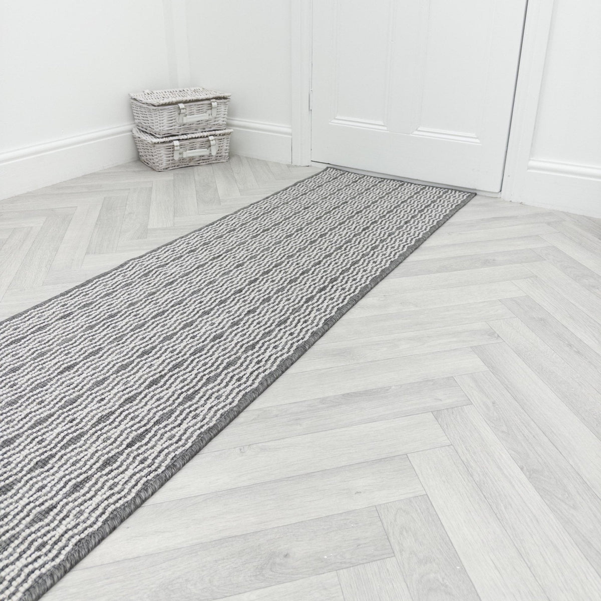 Cable Grey Hall Runner