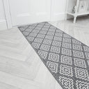 Olmec Grey Hall Runner - 30cm / 60cm