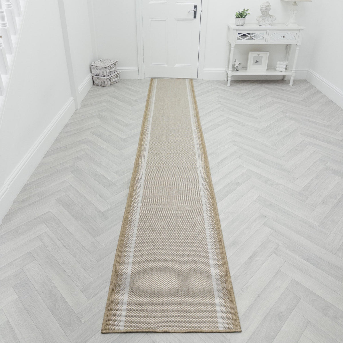 Geo Brown Hall Runner