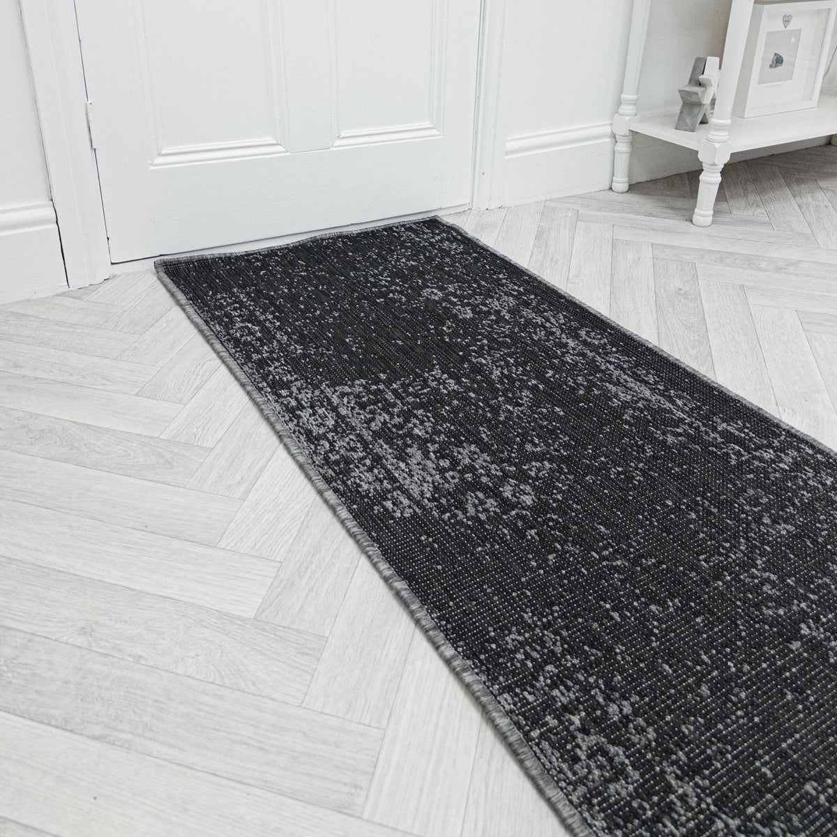 Tapestry Black Hall Runner