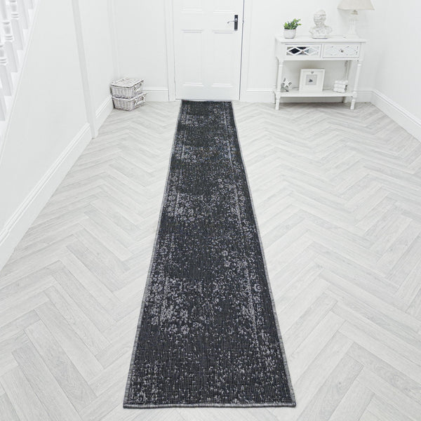Tapestry Black Hall Runner