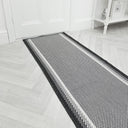 Geo Black Hall Runner - 1ft / 2ft