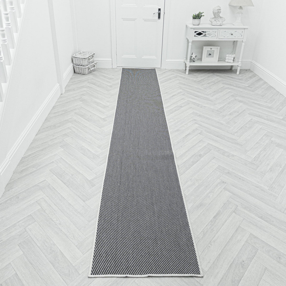 Coastal Black Hall Runner