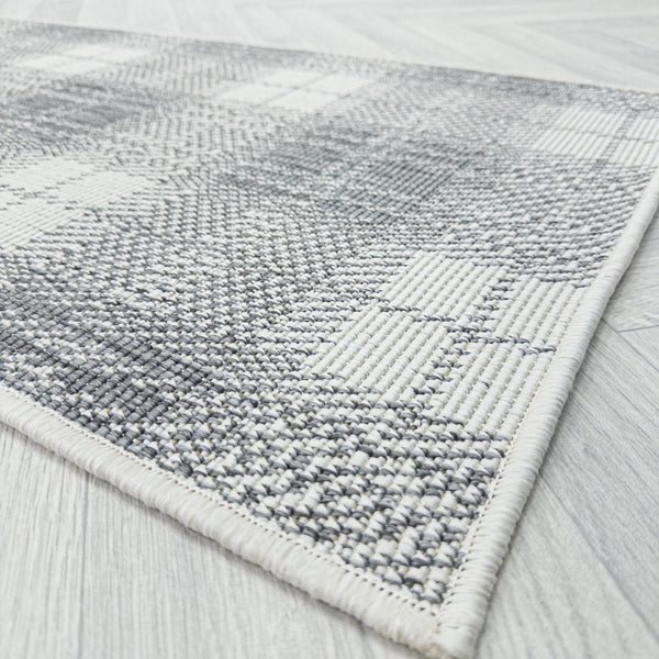 Plaid Grey Hall Runner