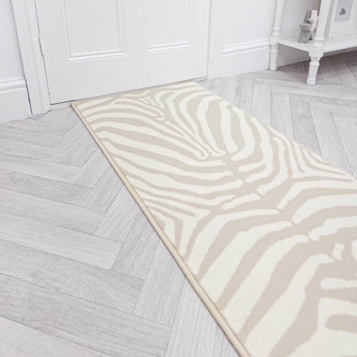 Zebra Beige  Hall Runner