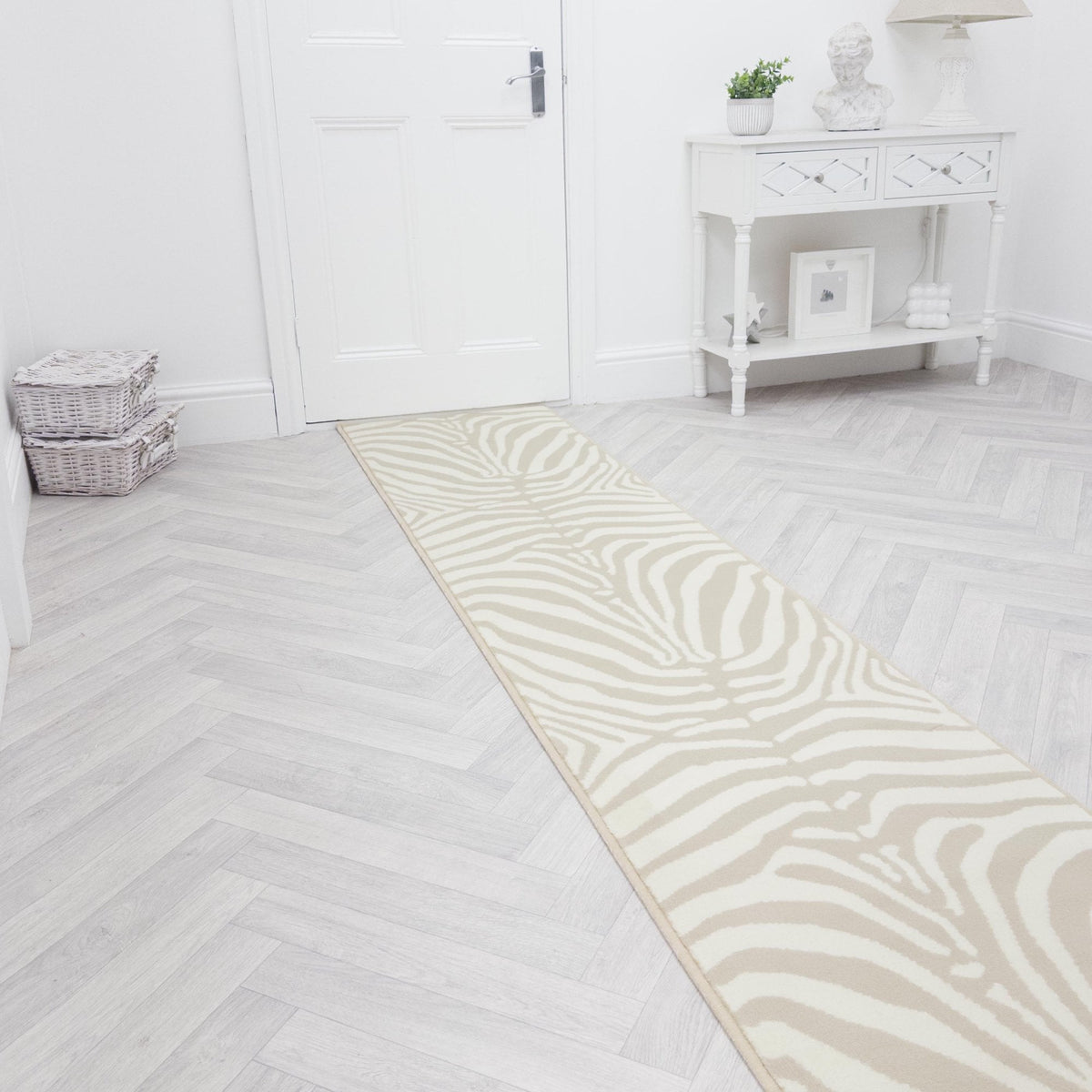 Zebra Beige  Hall Runner