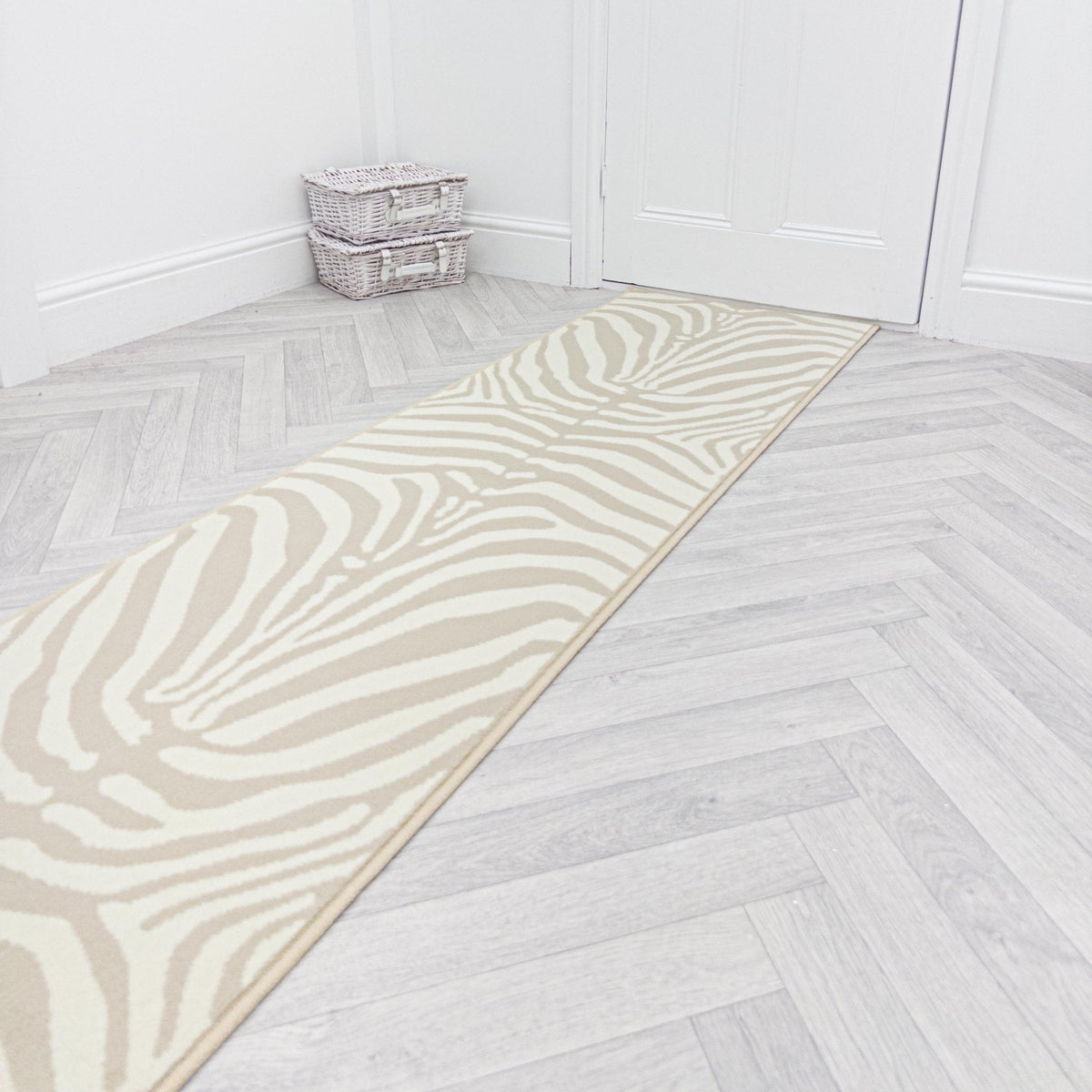 Zebra Beige  Hall Runner