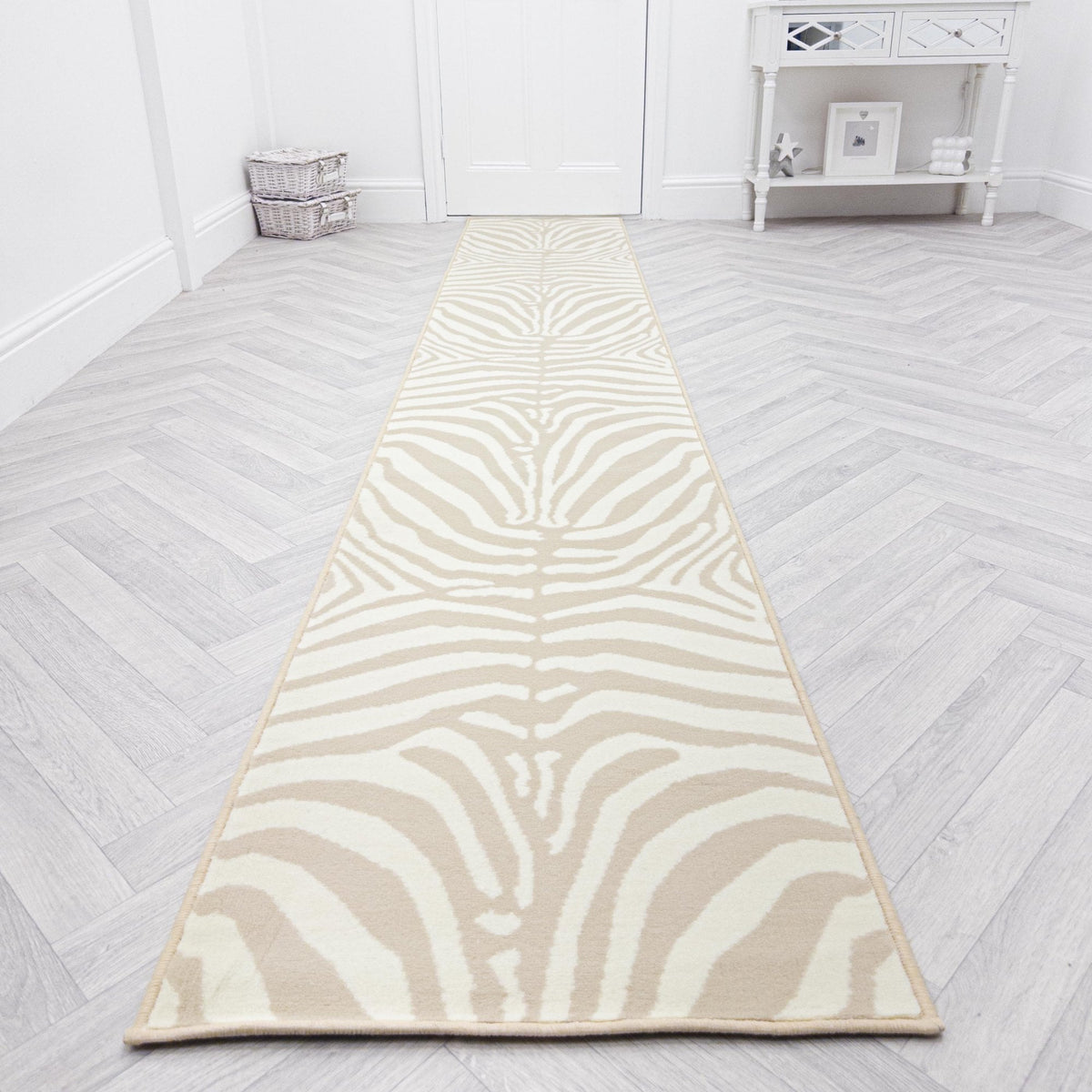 Zebra Beige  Hall Runner