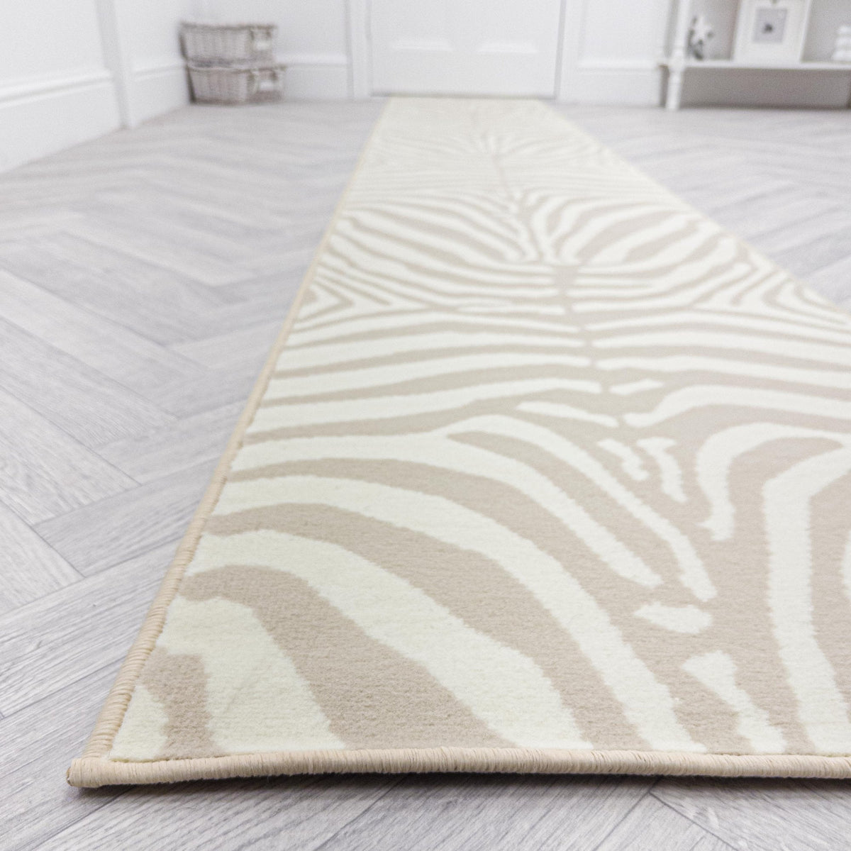 Zebra Beige  Hall Runner
