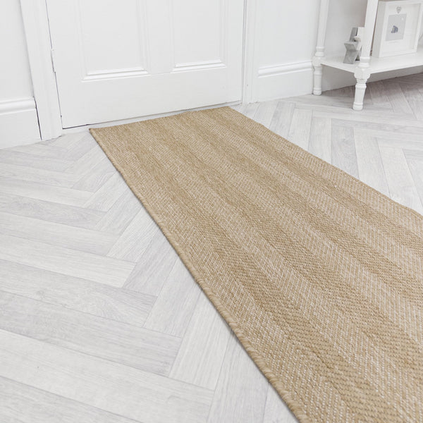 Stripes Brown Hall Runner