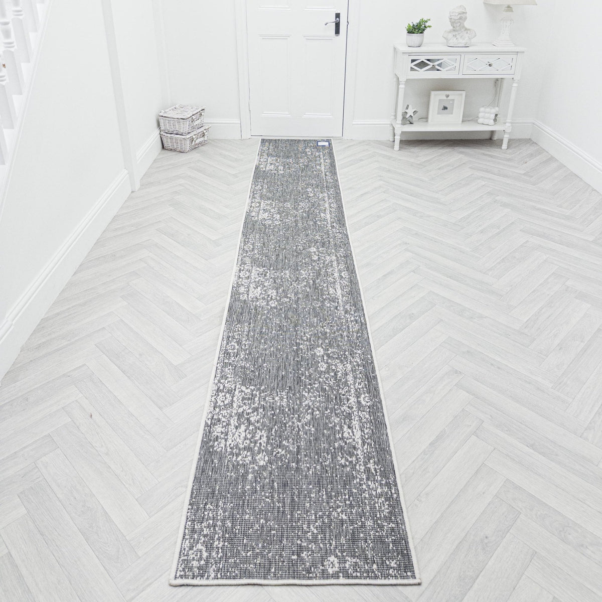 Tapestry Grey Hall Runner