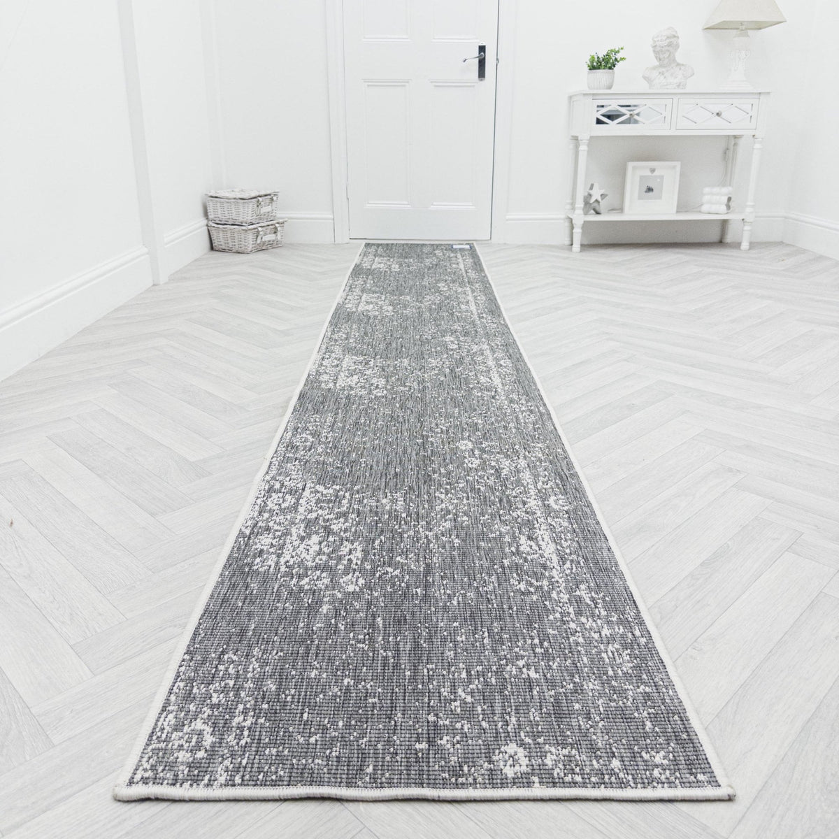 Tapestry Grey Hall Runner