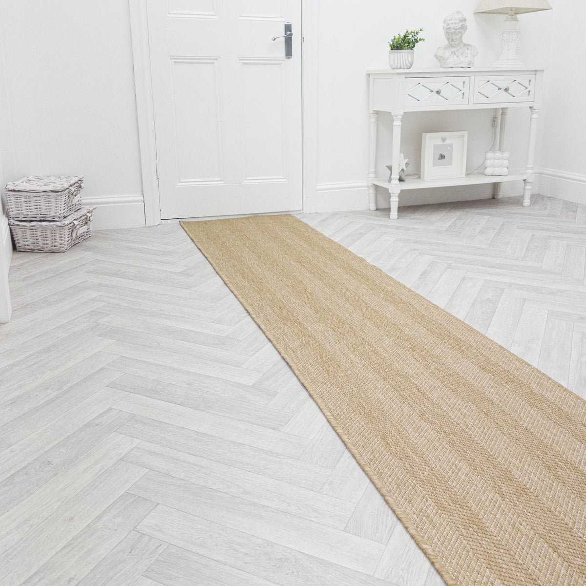 Stripes Brown Hall Runner