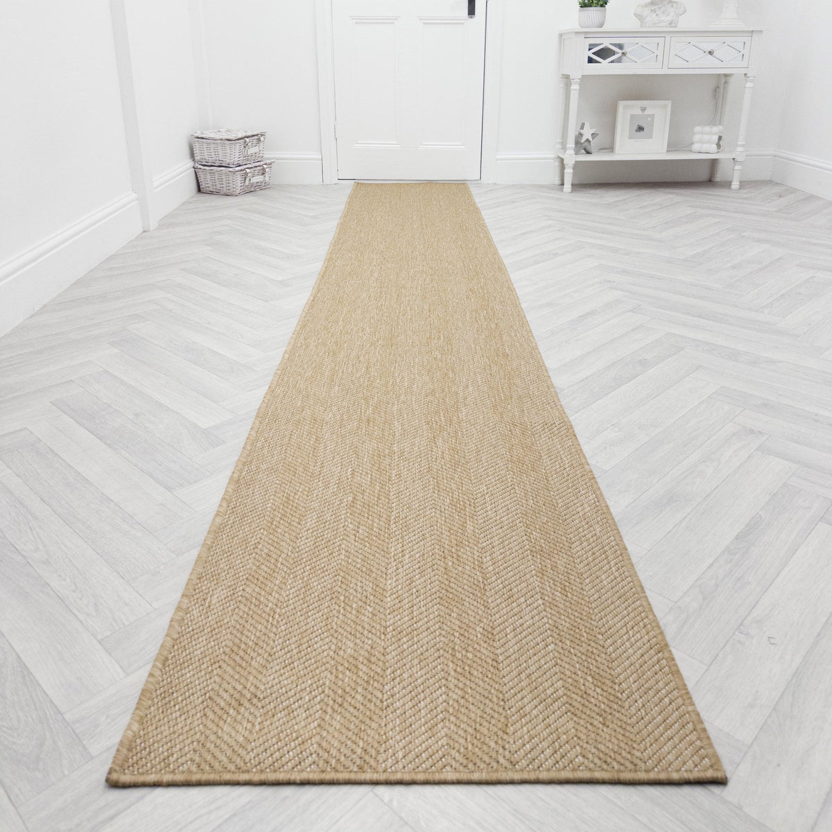 Stripes Brown Hall Runner