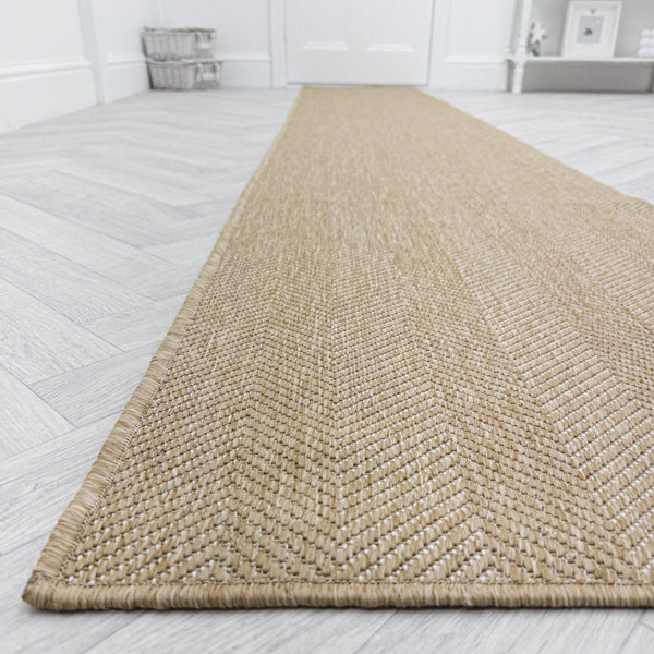 Stripes Brown Hall Runner