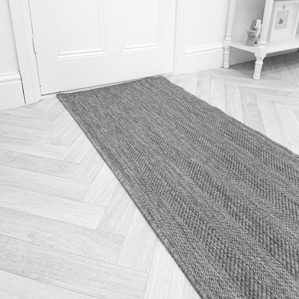 Stripes Grey Hall Runner