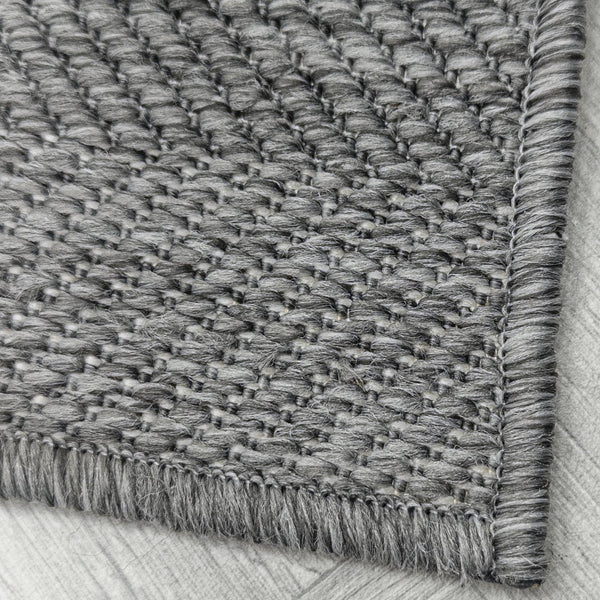 Stripes Grey Hall Runner